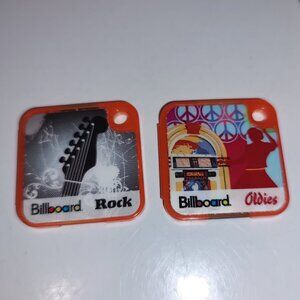 2 Sandisk Slot Radio Cards: Billboard Rock & Oldies 1,000 songs per card